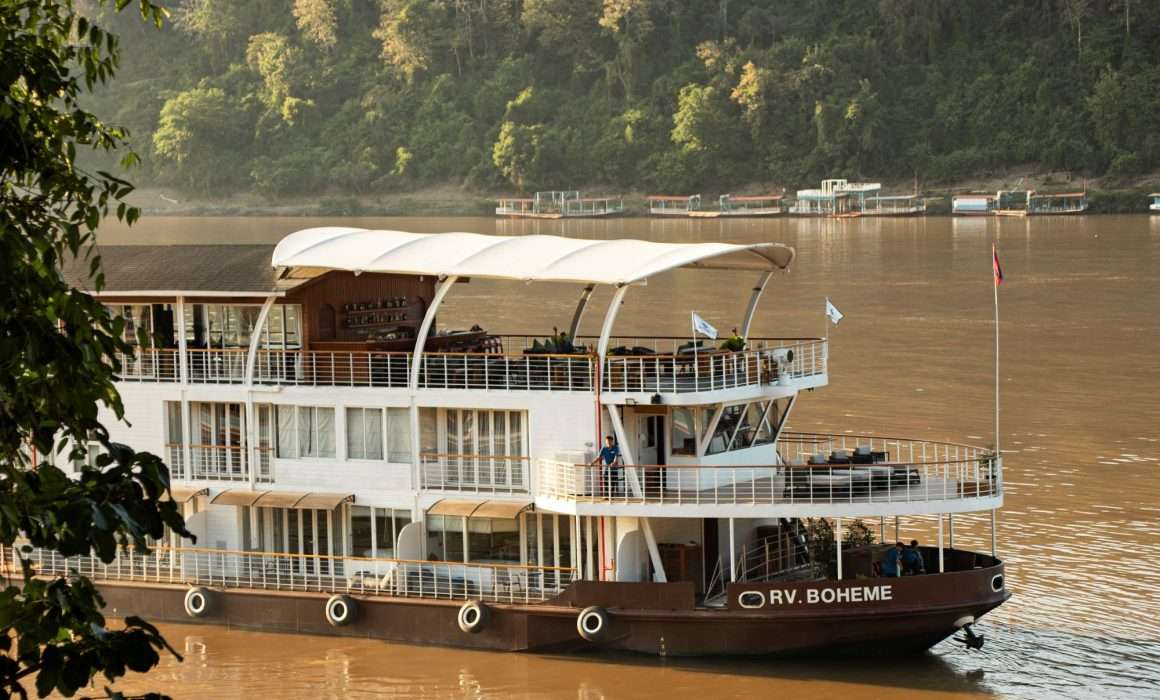 Boat on river