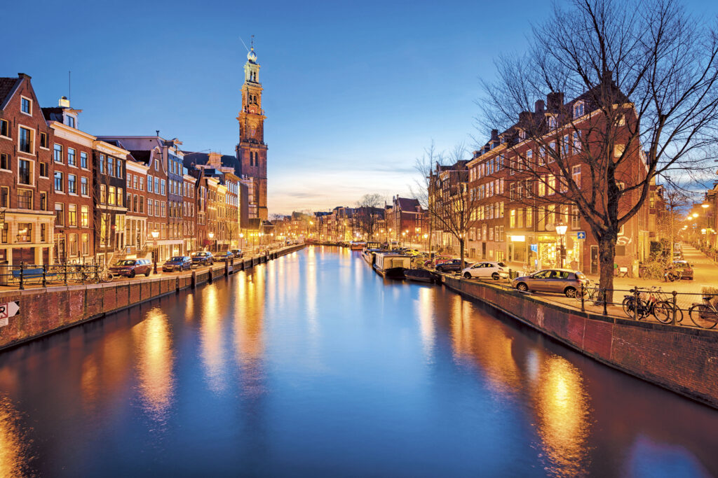 Amsterdam winter cruising