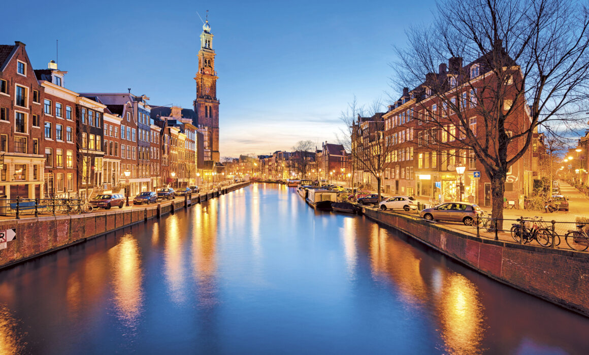 Amsterdam winter cruising