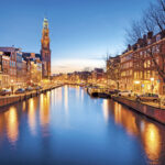 Amsterdam winter cruising