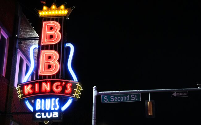 BB King's Blues Club, one stop on Glenn A Baker's musical roadtrip.